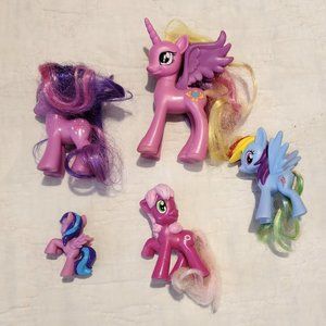 My LIttle Pony Figurines - Quantity of 5